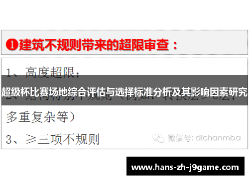 超级杯比赛场地综合评估与选择标准分析及其影响因素研究 超级杯比赛场地综合评估与选择标准分析及其影响因素研究